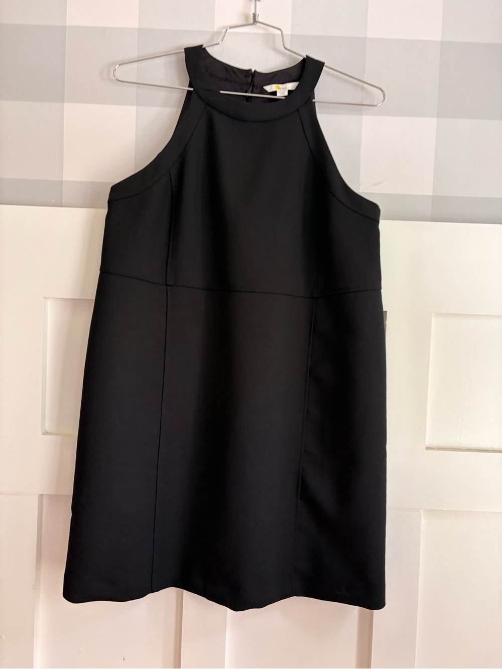 Boden Black Sleeveless Midi Shift Dress 8 - Picture 4 of 9